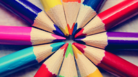 Coloured pencils